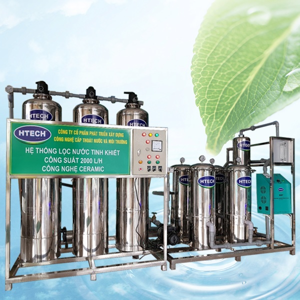 Dây chuyền sản xuất nước SKYTECH CERAMIC công suất 2000L/H