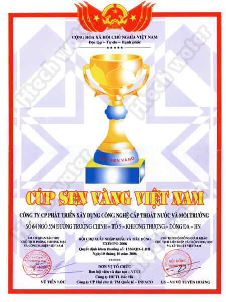 Cup sen vang VN