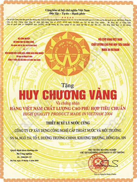 Huy chuong vang