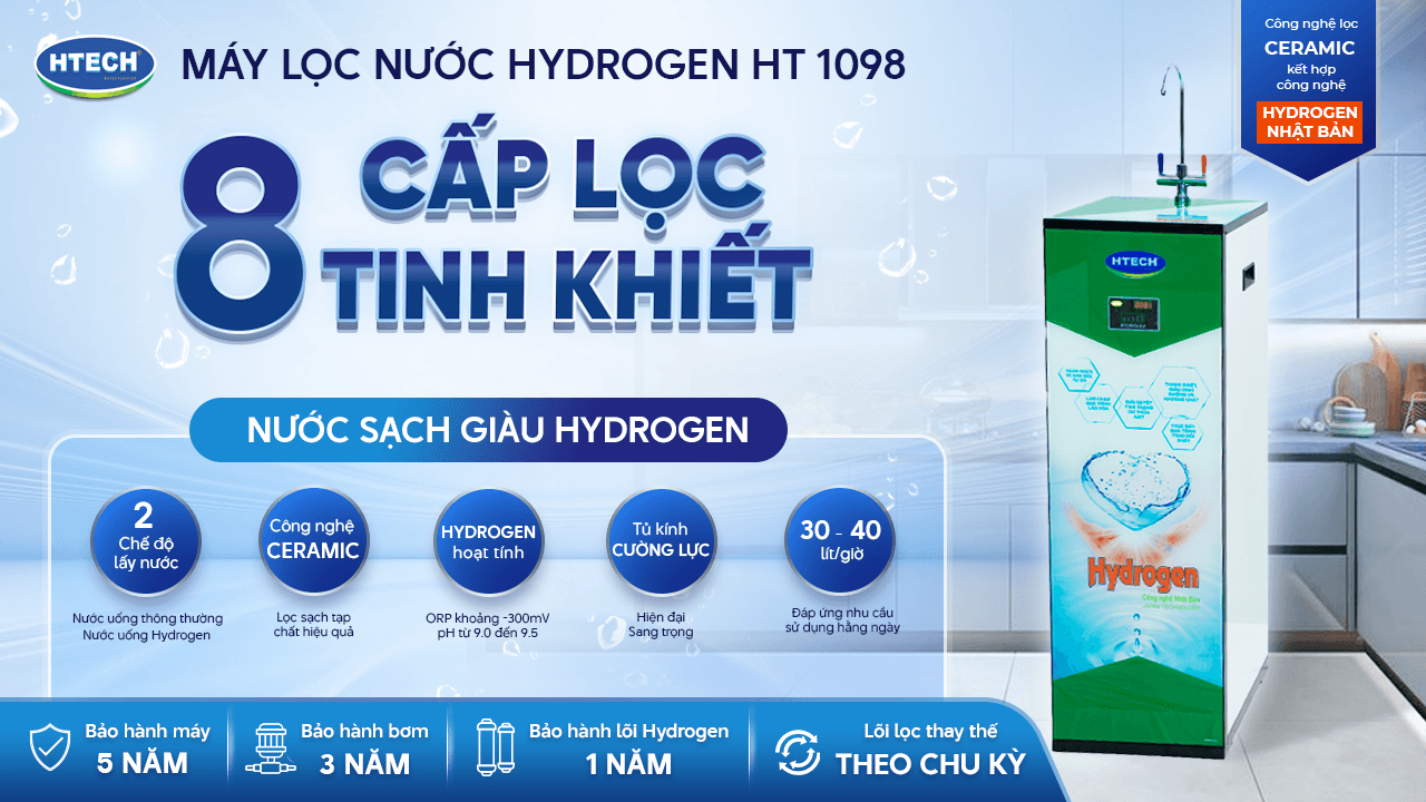 8 cấp lọc tinh khiết HT1098