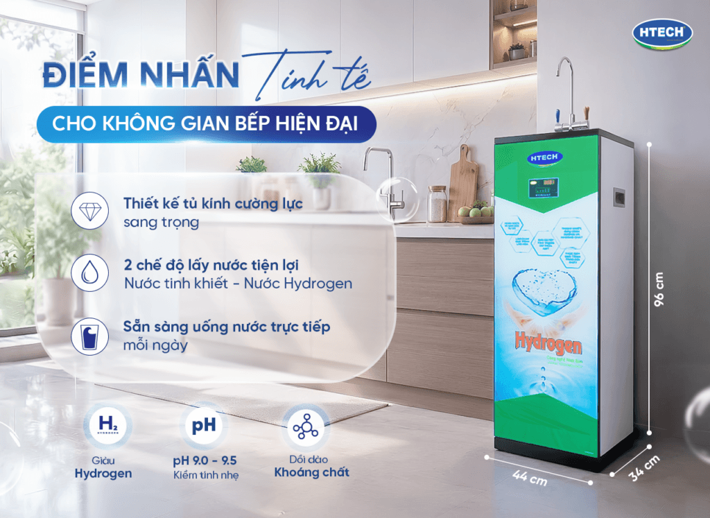 May loc HT1098 Điểm nhấn tinh tế cho không gian bếp hiện đại