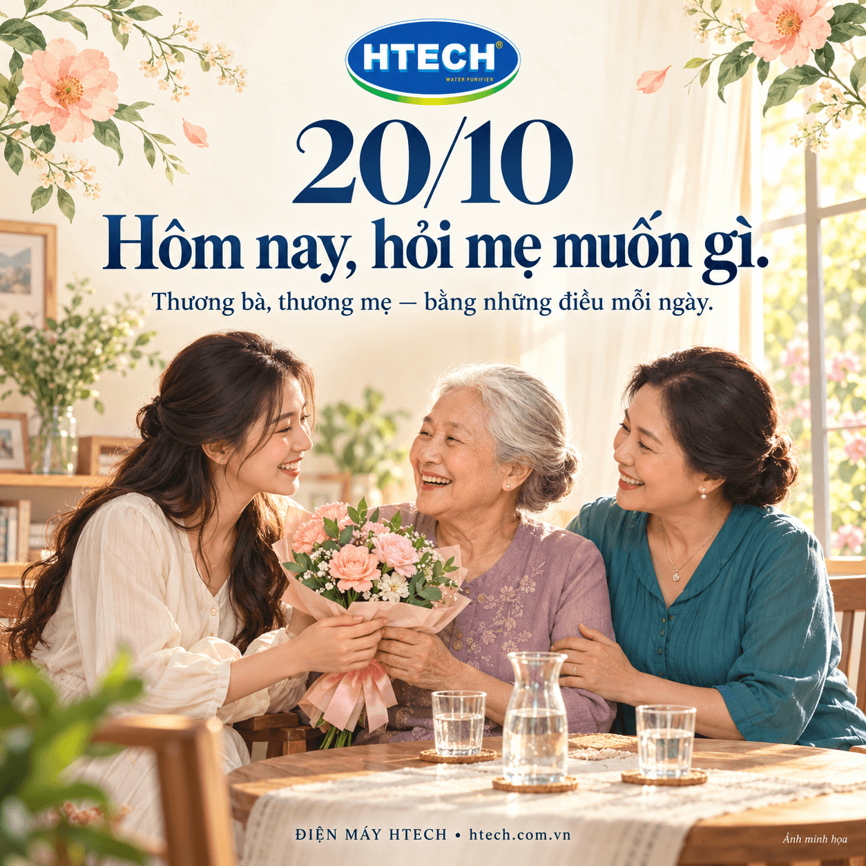 Quà 20/10 cho mẹ: bắt đầu từ điều mẹ thật sự muốn